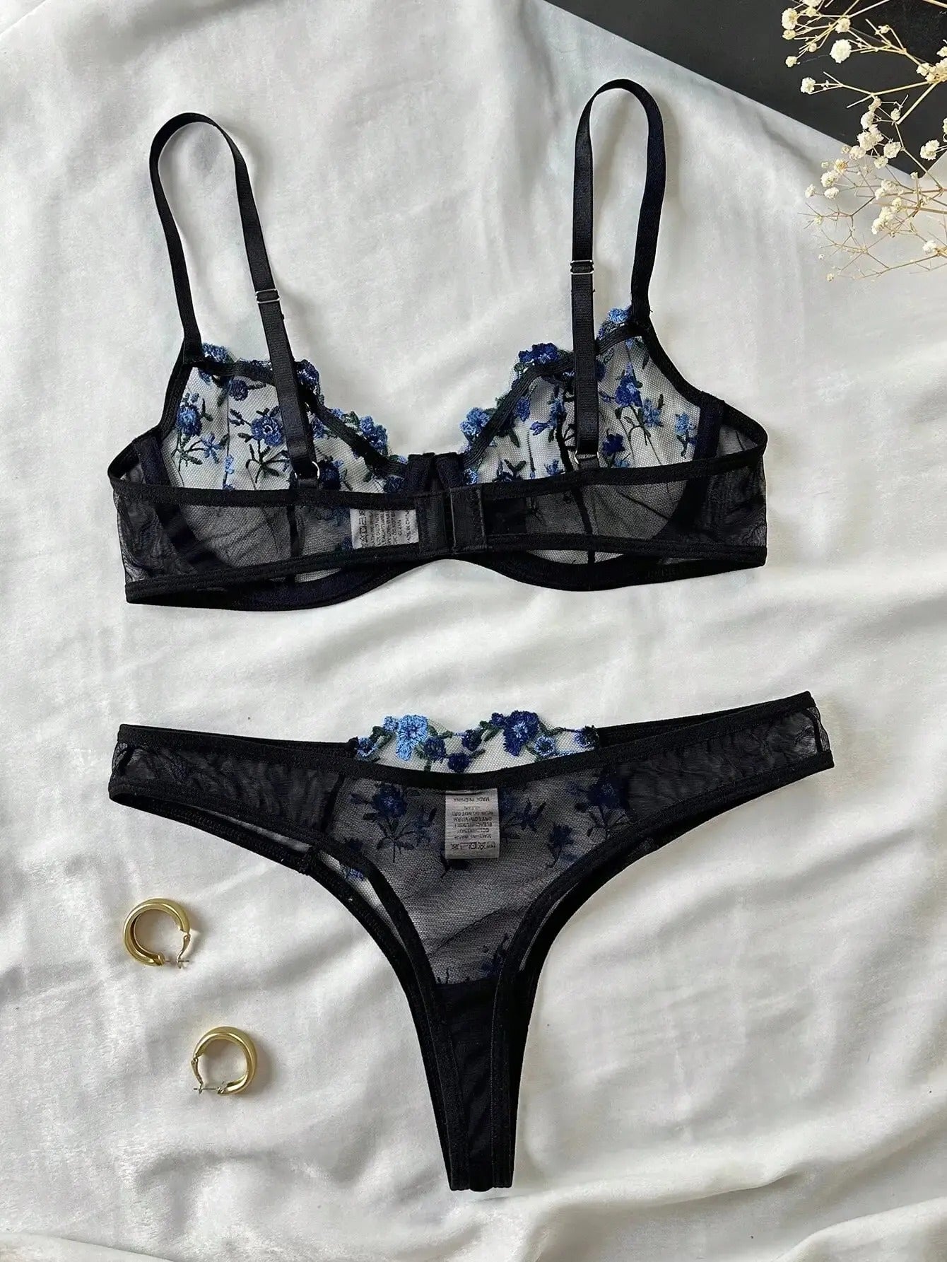 Boudoir Bliss Black/Blue