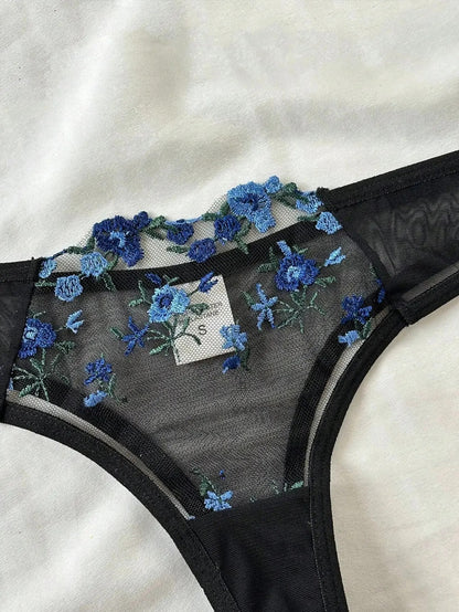 Boudoir Bliss Black/Blue